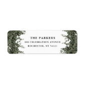 Elegant Custom Business Return Address Label (Voorkant)
