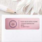 Elegant Custom Business Return Address Label (Insitu)