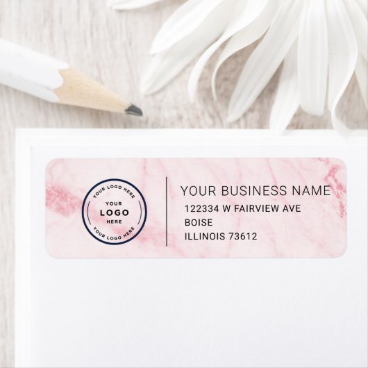 Elegant Custom Business Return Address Label (Insitu)