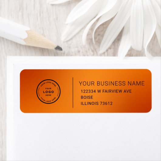 Elegant Custom Business Return Address Label (Insitu)