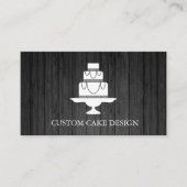 Elegant Custom Cake Design Decoreren Visitekaartje (Voorkant)