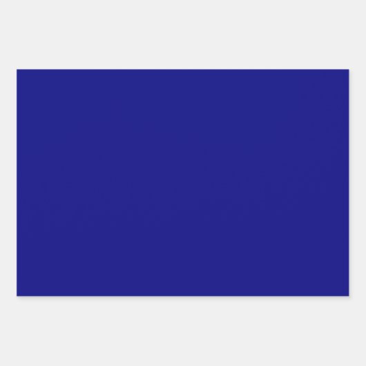 Elegant Custom Effen Kleur Navy Blauw Beste Cadeau Inpakpapier Vel (Voorkant 2)