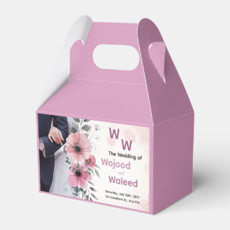 Elegant Custom Favor Box for Weddings & Parties Bedankdoosjes