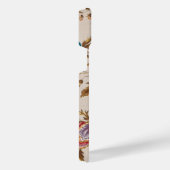 Elegant Custom Floral Photo iPhone Hoesje (Rechterkant)