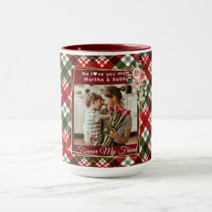 Elegant Custom Gift voor Moeder Moederdag 1 Foto Mok