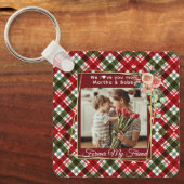 Elegant Custom Gift voor Moeder Moederdag 1 Foto Sleutelhanger (Voorkant)