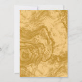 Elegant Custom Golden 50ste Jubileum Party Kaart (Achterkant)