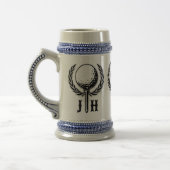 Elegant Custom Golf Monogram Design Bierpul (Links)