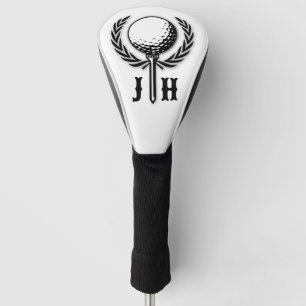 Elegant Custom Golf Monogram Design Golfheadcover