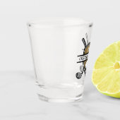 Elegant Custom Golf Monogram Design Shot Glas (Links)