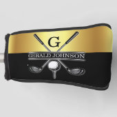 Elegant Custom Golf Monogram Golfheadcover (Voorkant)