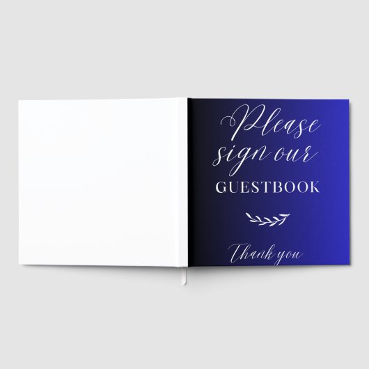 Elegant Custom Guest Book Gastenboek (Volledig)