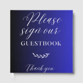 Elegant Custom Guest Book Gastenboek (Voorkant)