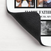 Elegant Custom Happy Fathers Dag 9 Foto Collage Muismat (Hoek)