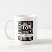 Elegant Custom Happy Mothers Dag 9 Foto Collage Koffiemok (Links)