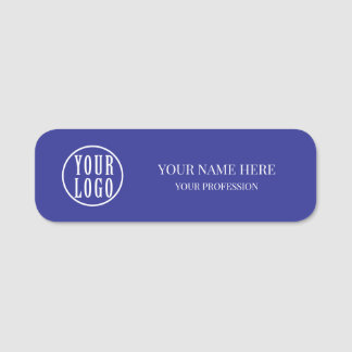 Elegant custom Logo Employee magnetic, safety pin Naamplaatje
