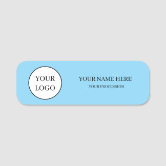 Elegant Custom Logo Employee Name Badge