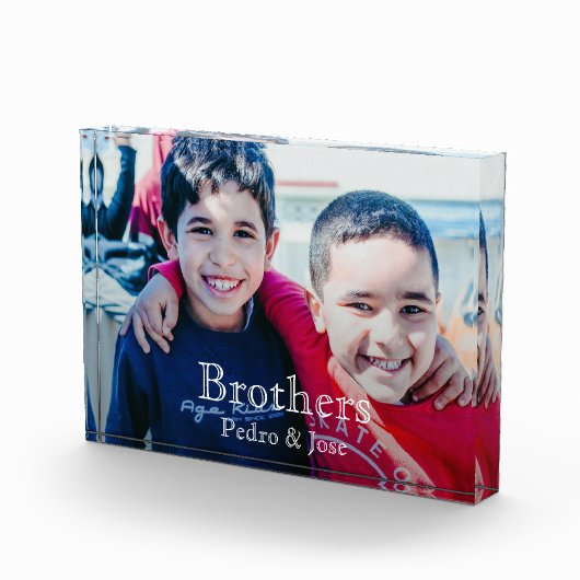 Elegant Custom maakt het uniek Brothers Foto (Rechts)