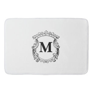Elegant  Custom Monogram Badmat