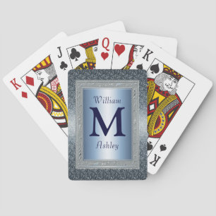 Elegant Custom Monogrammed-speelkaarten Pokerkaarten