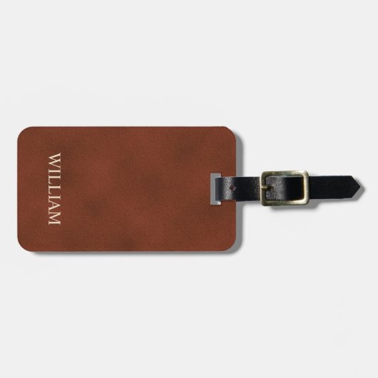 Elegant Custom Name Bagagelabel (Voorkant horizontaal)