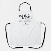 Elegant Custom Name Wedding New Couple Gift  Schort (Voorkant)