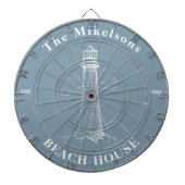 Elegant Custom Nautical Beach House Dartbord (Voorkant)