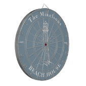 Elegant Custom Nautical Beach House Dartbord (Voorkant Links)