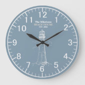Elegant Custom Nautical Beach House Grote Klok (Voorkant)