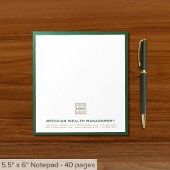 Elegant Custom Notitieblok met Logo