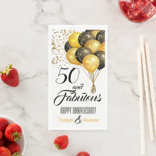 Elegant Custom Number en Celebration Gold Black Servet (Insitu)