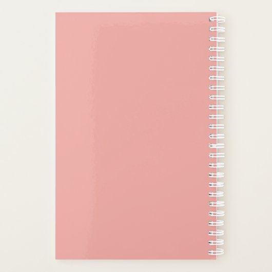 Elegant Custom Pageant Planner - Roos Gold Glitz (Achterkant)