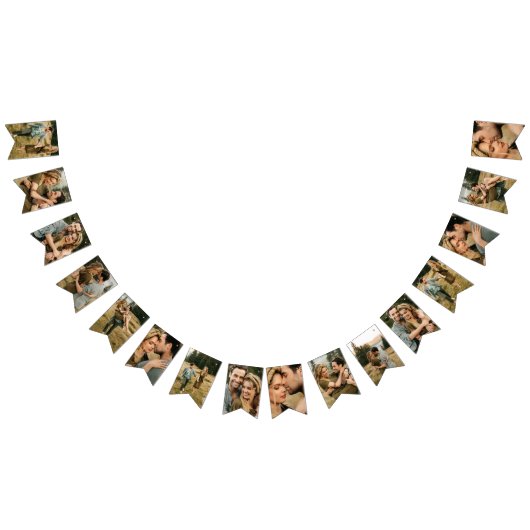 Elegant Custom Photo Bunting Flags Vlaggetjes (Alle)