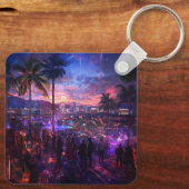 Elegant Custom Photo sleutelhanger Voeg je eigen f (Achterkant)