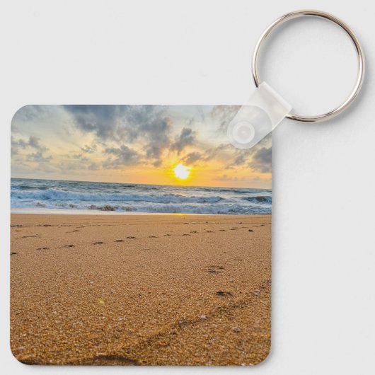 Elegant Custom Photo sleutelhanger Voeg je eigen f (Achterkant)