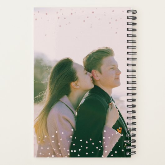 Elegant Custom Photo Wedding Planner (Achterkant)