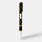 Elegant Custom Piano Keys met Gold Quatrefoil Case-Mate iPhone Case (Achterkant / Rechts)