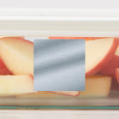 Elegant Custom Silver Faux geborsteld metaal Labels (Aangebracht)