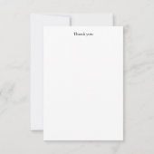 Elegant Custom Thank You Card Bedankkaart (Achterkant)