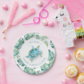 Elegant Custom Trouwpapier Borden Tropisch Papieren Bordje (Feest)