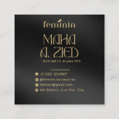 Elegant custom Visitekaartje ontwerp (Achterkant)