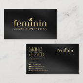 Elegant custom Visitekaartje ontwerp (Voorkant / Achterkant)