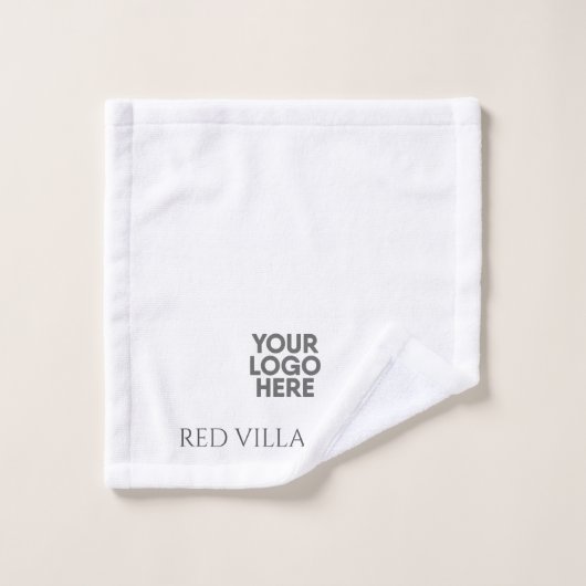 Elegant Custom Voeg Logo Business Hospitality Hote Bad Handdoek (Wasdoekje)