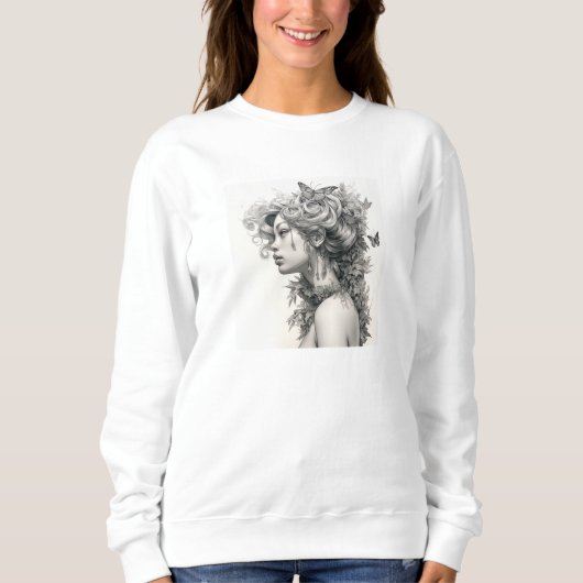 Elegant Custom Voeg Uw Eigen Foto cadeau voor Wife Trui (Voorkant)