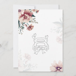 Elegant Custom Wedding Invitation Kaart