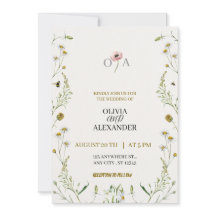 Elegant Custom Wedding Invitation
