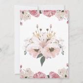 Elegant Custom Wedding Invitation Kaart (Achterkant)