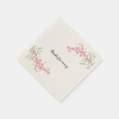 Elegant Custom Wedding Napkin Servet (Hoek)