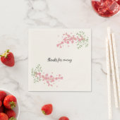 Elegant Custom Wedding Napkin Servet (Insitu)
