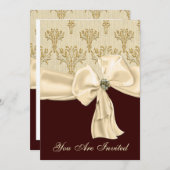 Elegant Custom Wedding Rehearsal Dinner Uitnodigin Kaart (Voorkant / Achterkant)